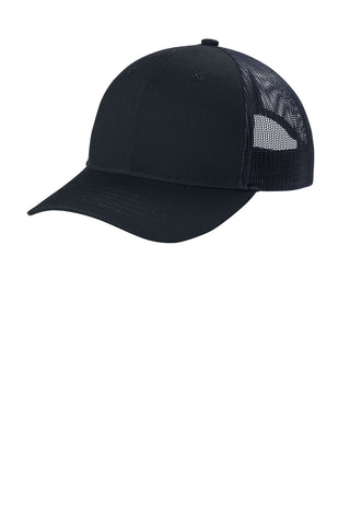 Port Authority Youth Snapback Trucker Cap (Rich Navy)