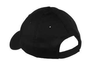 Port & Company Youth Six-Panel Twill Cap (Black)