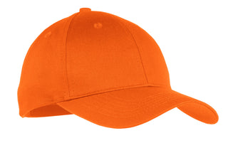 Port & Company Youth Six-Panel Twill Cap (Orange)