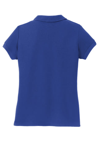 Port Authority Girls Silk Touch Peter Pan Collar Polo (Royal)