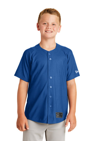 New Era Youth Diamond Era Full-Button Jersey (Royal)