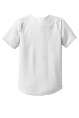 New Era Youth Diamond Era Full-Button Jersey (White)