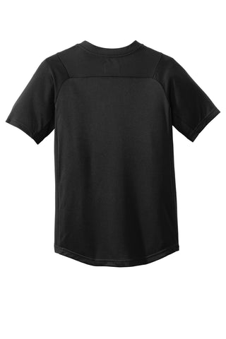 New Era Youth Diamond Era 2-Button Jersey (Black)