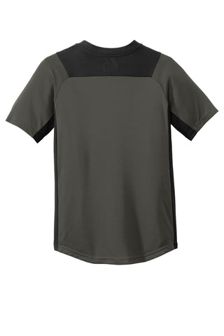 New Era Youth Diamond Era 2-Button Jersey (Graphite/ Black)