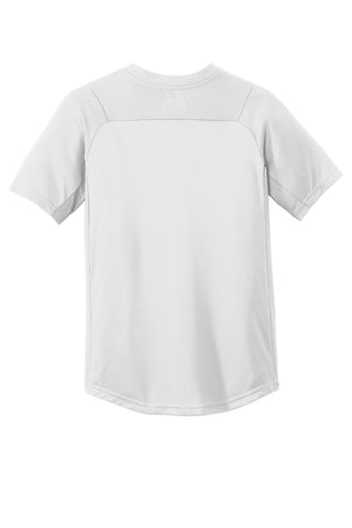 New Era Youth Diamond Era 2-Button Jersey (White)