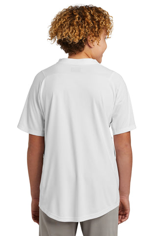 New Era Youth Diamond Era 2-Button Jersey (White)