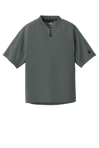 New Era Youth Cage Short Sleeve 1/4-Zip Jacket (Graphite)