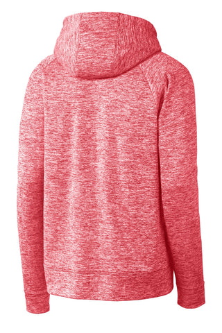 Sport-Tek Youth PosiCharge Electric Heather Fleece Hooded Pullover (Deep Red Electric)