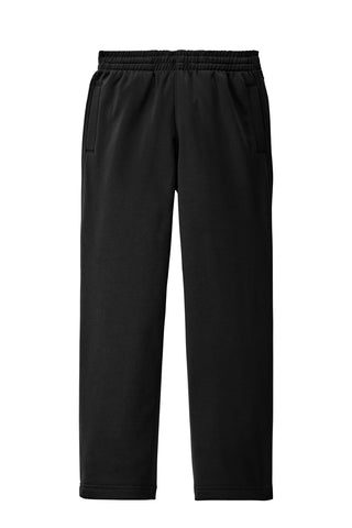 Sport-Tek Youth Sport-Wick Fleece Pant (Black)