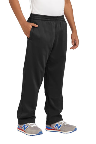 Sport-Tek Youth Sport-Wick Fleece Pant (Black)