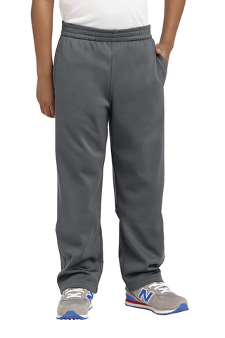 Sport-Tek Youth Sport-Wick Fleece Pant (Dark Smoke Grey)