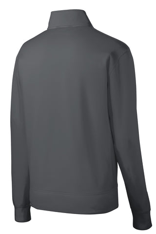 Sport-Tek Youth Sport-Wick Fleece Full-Zip Jacket (Dark Smoke Grey)