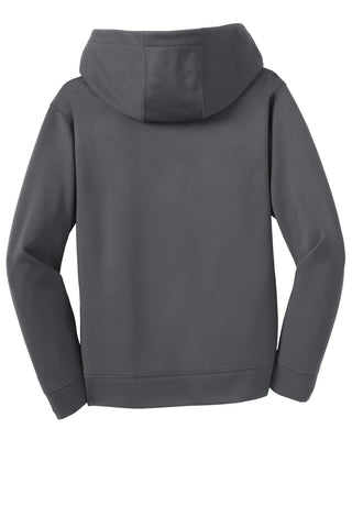 Sport-Tek Youth Sport-Wick Fleece Hooded Pullover (Dark Smoke Grey)