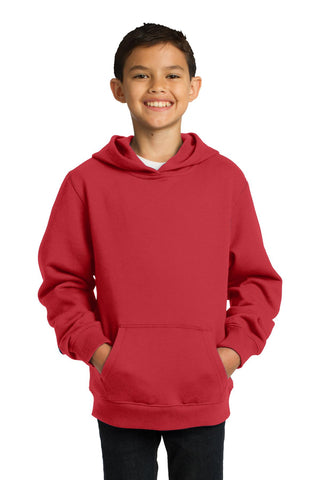 Sport-Tek Youth Pullover Hooded Sweatshirt (True Red)
