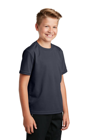 Sport-Tek Youth PosiCharge RacerMesh Tee (Graphite)