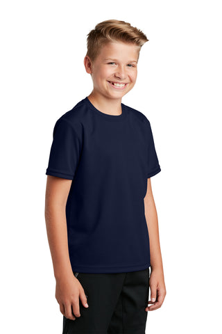 Sport-Tek Youth PosiCharge RacerMesh Tee (True Navy)