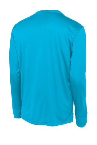 Sport-Tek Youth Long Sleeve PosiCharge Competitor Tee (Atomic Blue)