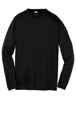 Sport-Tek Youth Long Sleeve PosiCharge Competitor Tee (Black)