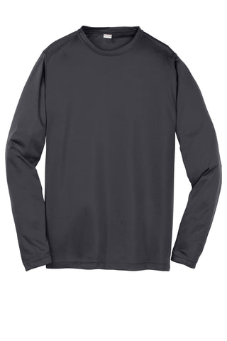 Sport-Tek Youth Long Sleeve PosiCharge Competitor Tee (Iron Grey)