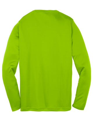 Sport-Tek Youth Long Sleeve PosiCharge Competitor Tee (Lime Shock)