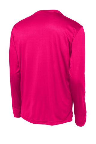 Sport-Tek Youth Long Sleeve PosiCharge Competitor Tee (Pink Raspberry)
