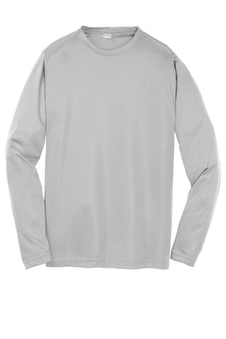 Sport-Tek Youth Long Sleeve PosiCharge Competitor Tee (Silver)