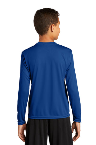 Sport-Tek Youth Long Sleeve PosiCharge Competitor Tee (True Royal)