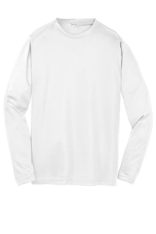 Sport-Tek Youth Long Sleeve PosiCharge Competitor Tee (White)