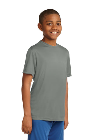 Sport-Tek Youth PosiCharge Competitor Tee (Grey Concrete)