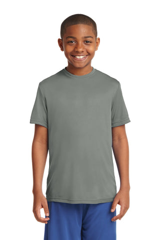 Sport-Tek Youth PosiCharge Competitor Tee (Grey Concrete)