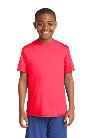 Sport-Tek Youth PosiCharge Competitor Tee (Hot Coral)