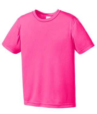 Sport-Tek Youth PosiCharge Competitor Tee (Neon Pink)