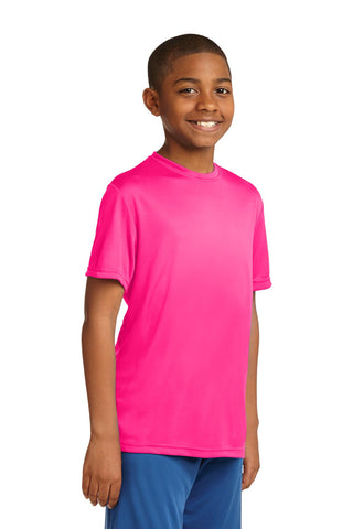 Sport-Tek Youth PosiCharge Competitor Tee (Neon Pink)