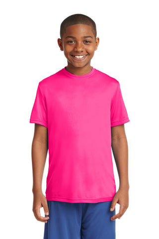 Sport-Tek Youth PosiCharge Competitor Tee (Neon Pink)