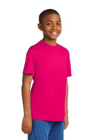 Sport-Tek Youth PosiCharge Competitor Tee (Pink Raspberry)