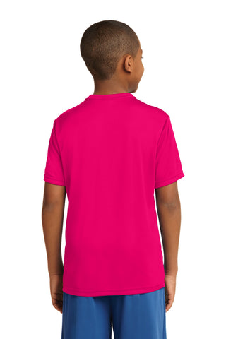 Sport-Tek Youth PosiCharge Competitor Tee (Pink Raspberry)