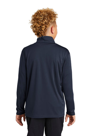 Sport-Tek Youth PosiCharge Competitor 1/4-Zip Pullover (True Navy)