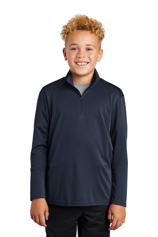 Sport-Tek Youth PosiCharge Competitor 1/4-Zip Pullover (True Navy)