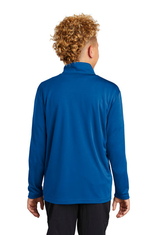 Sport-Tek Youth PosiCharge Competitor 1/4-Zip Pullover (True Royal)