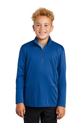 Sport-Tek Youth PosiCharge Competitor 1/4-Zip Pullover (True Royal)