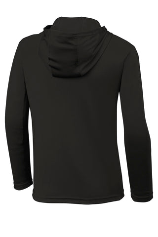 Sport-Tek Youth PosiCharge Competitor Hooded Pullover (Black)