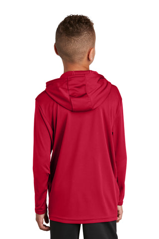 Sport-Tek Youth PosiCharge Competitor Hooded Pullover (True Red)