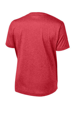 Sport-Tek Youth Heather Contender Tee (Scarlet Heather)