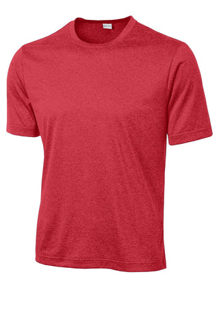 Sport-Tek Youth Heather Contender Tee (Scarlet Heather)