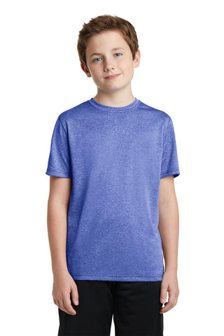 Sport-Tek Youth Heather Contender Tee (True Royal Heather)