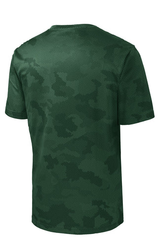 Sport-Tek Youth CamoHex Tee (Forest Green)