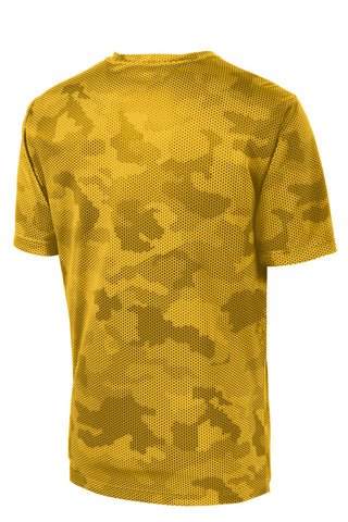 Sport-Tek Youth CamoHex Tee (Gold)