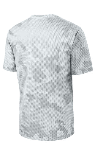 Sport-Tek Youth CamoHex Tee (White)