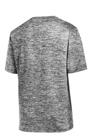 Sport-Tek Youth PosiCharge Electric Heather Tee (Black Electric)