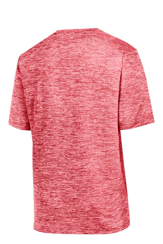Sport-Tek Youth PosiCharge Electric Heather Tee (Deep Red Electric)
